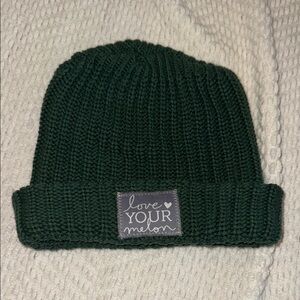 Love Your Melon Green Knit Beanie